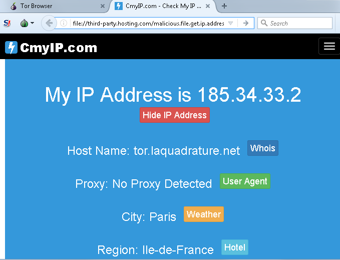 Can people see my IP on Tor?