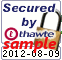 secured by Thwate